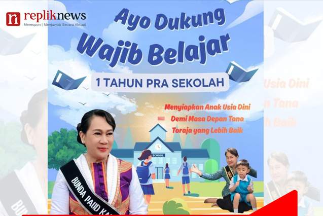 Bunda PAUD Erni Yetti: Ayo Dukung Wajib Belajar 1 Tahun Pra-Sekolah