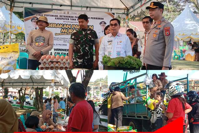 Warga Antusias Berburu Pangan Murah di GPM Pemkab Tana Toraja