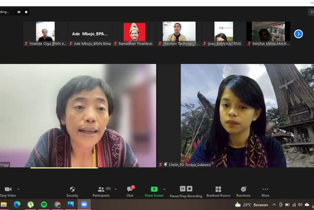 Perempuan Asal Toraja Michelin Sallata Pimpin Barisan Pemuda Adat Nusantara