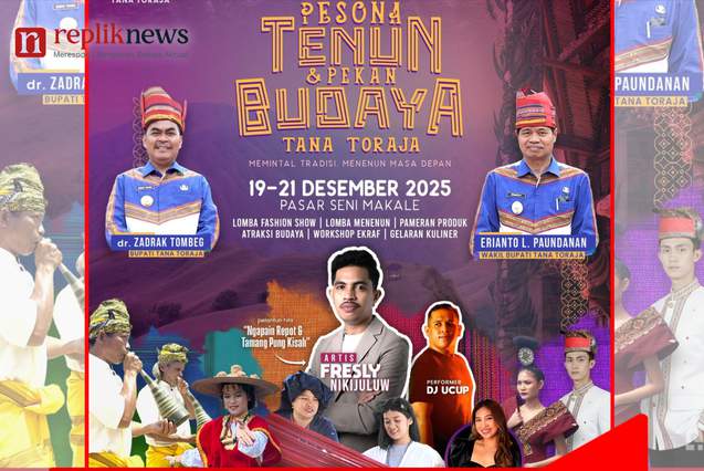 Desember di Tana Toraja: Budaya, Musik dan Kreativitas Bertemu Dalam Pesona Tenun 2025