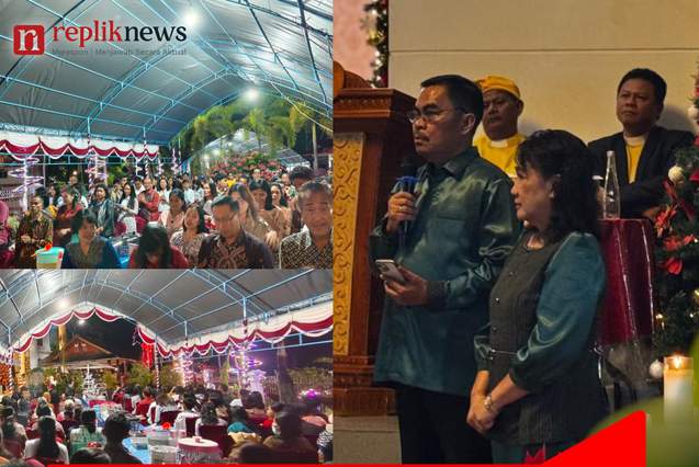 Natal Keluarga Bupati Zadrak Tombeg Buka Rumah Jabatan untuk Masyarakat